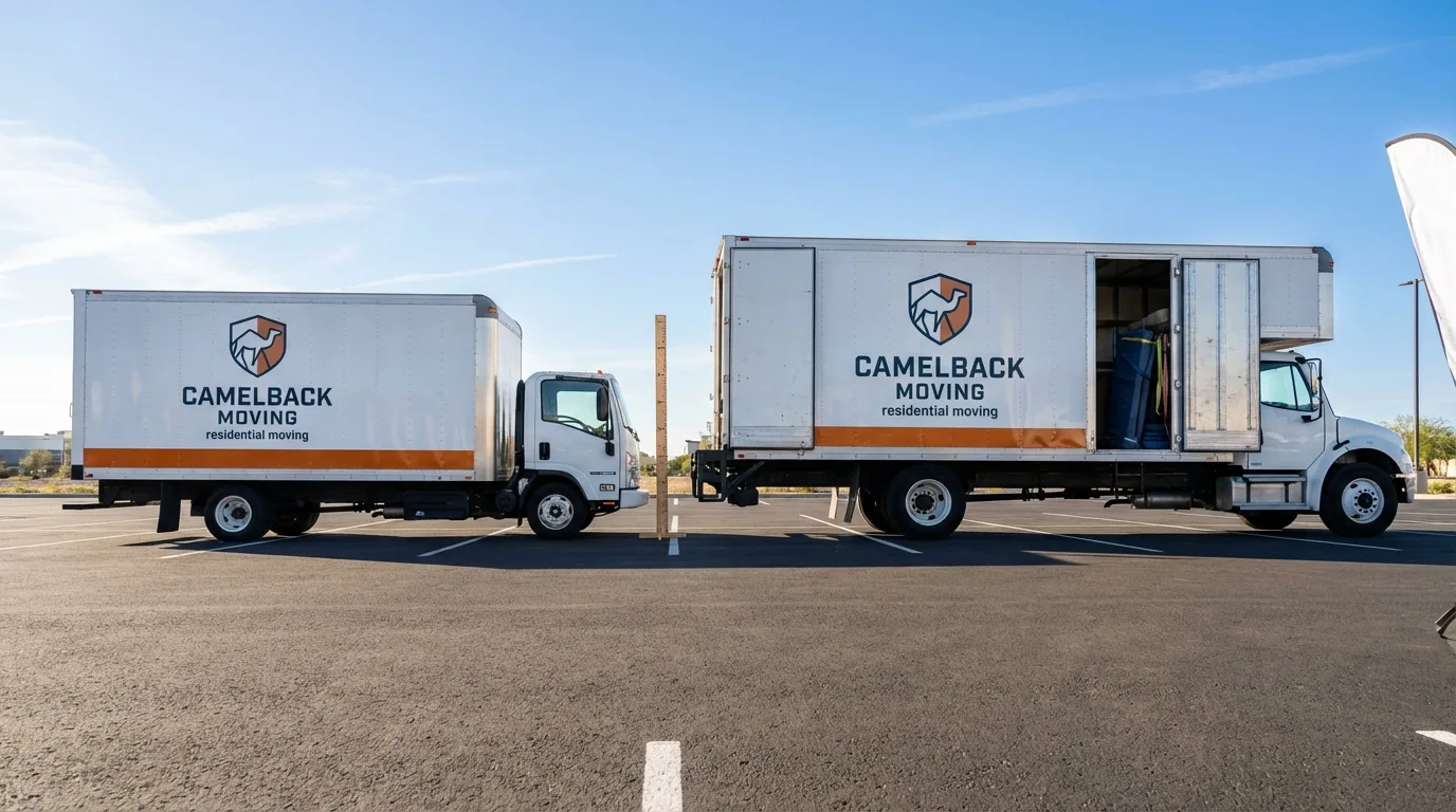 Moving truck size capacity guide in Veedersburg